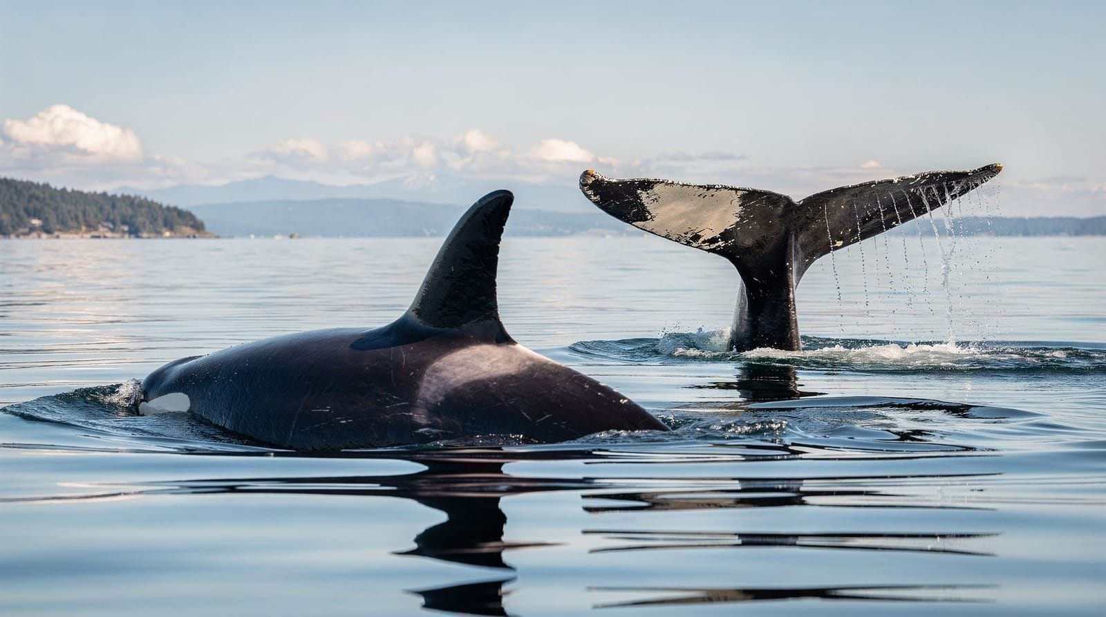 Orca vs. humpback whale season in BC